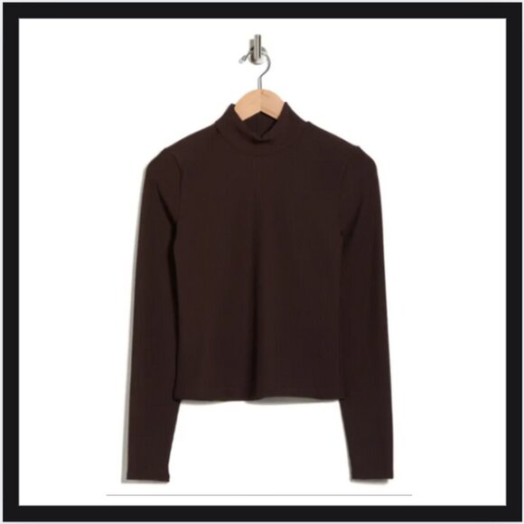 NWT Chill Tech Rib Venture Mock Neck Top - Picture 3 of 5